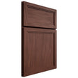 Shiloh Cabinetry Full Overlay Concord Cherry Plain Cut Bourbon Door