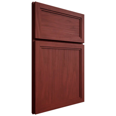 Shiloh Cabinetry Full Overlay Concord Cherry Plain Cut Red Door