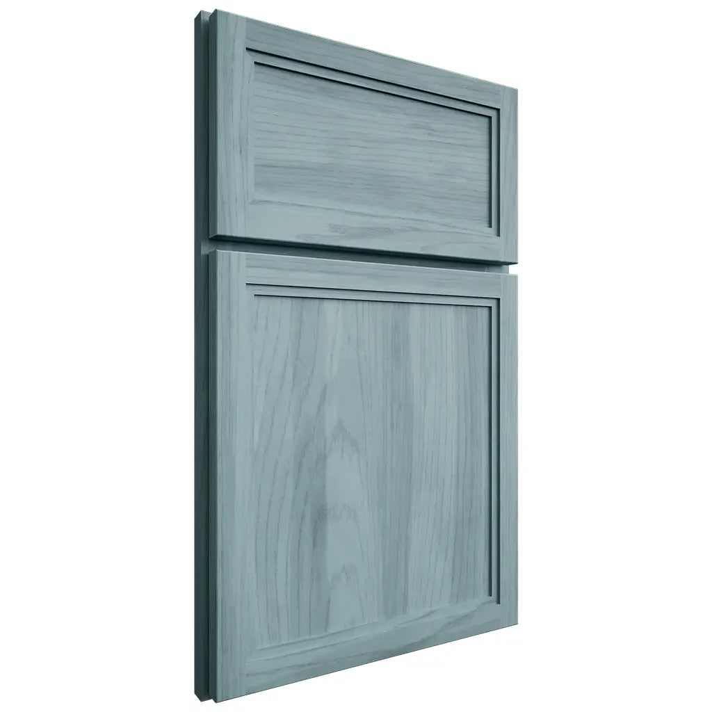 Shiloh Cabinetry Full Overlay Concord Hickory Plain Cut Sky Door