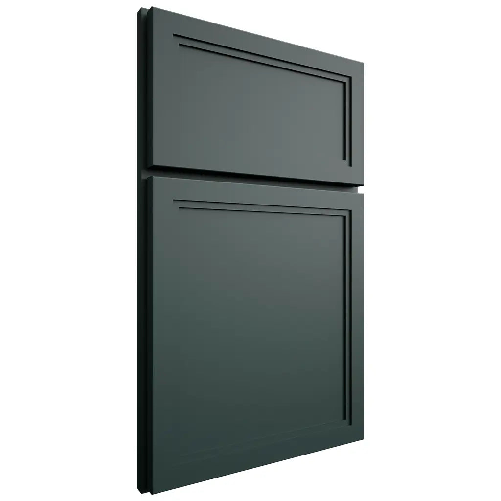 Shiloh Cabinetry Full Overlay Concord Paintable Billiard Green Door