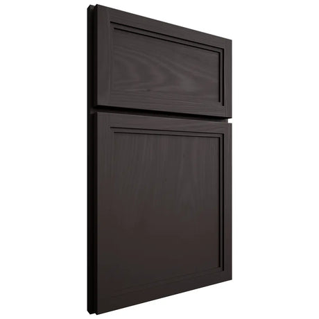 Shiloh Cabinetry Full Overlay Concord Poplar Plain Cut Carbon Door