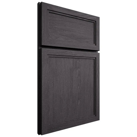 Shiloh Cabinetry Full Overlay Concord Red Oak Plain Cut Harbor Door