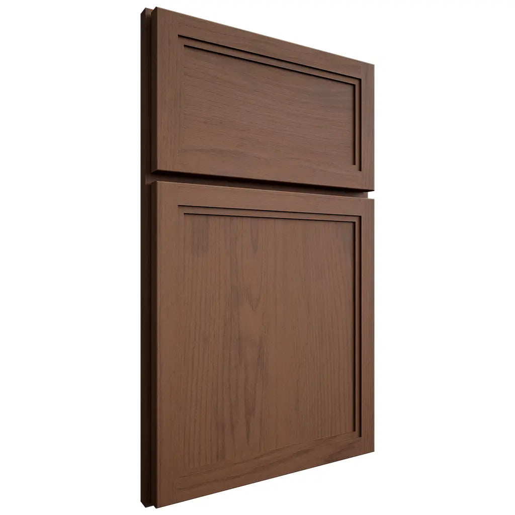 Shiloh Cabinetry Full Overlay Concord Walnut Plain Cut Natural Door