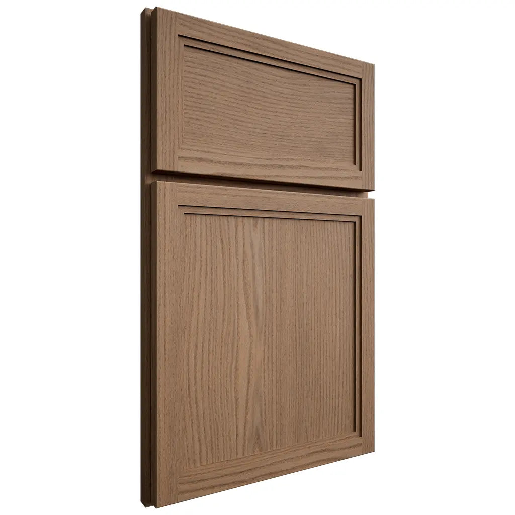 Shiloh Cabinetry Full Overlay Concord White Oak Plain Cut Medium Door