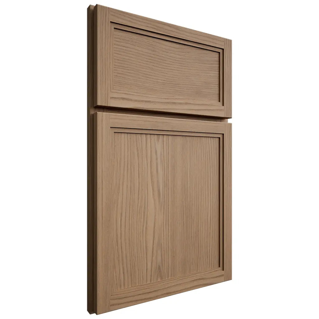Shiloh Cabinetry Full Overlay Concord White Oak Plain Cut Natural Door