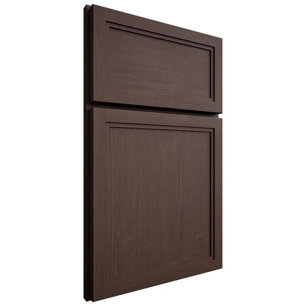 Shiloh Cabinetry Full Overlay Concord White Oak Quarter Sawn Dusk Door