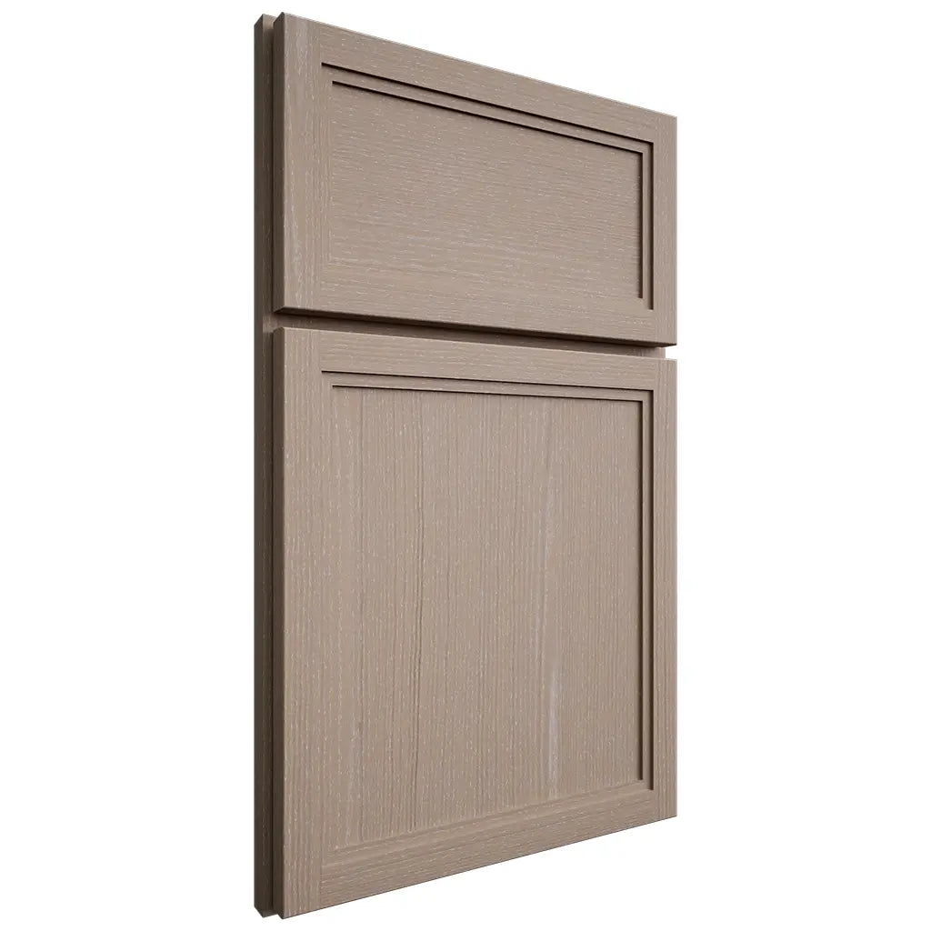 Shiloh Cabinetry Full Overlay Concord White Oak Quarter Sawn Whitewash Door