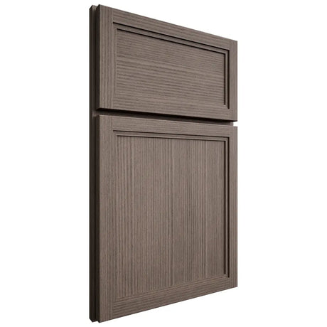Shiloh Cabinetry Full Overlay Concord White Oak Rift Cut Clay Door