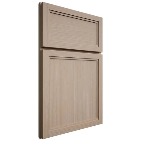 Shiloh Cabinetry Full Overlay Concord White Oak Rift Cut Straw Door