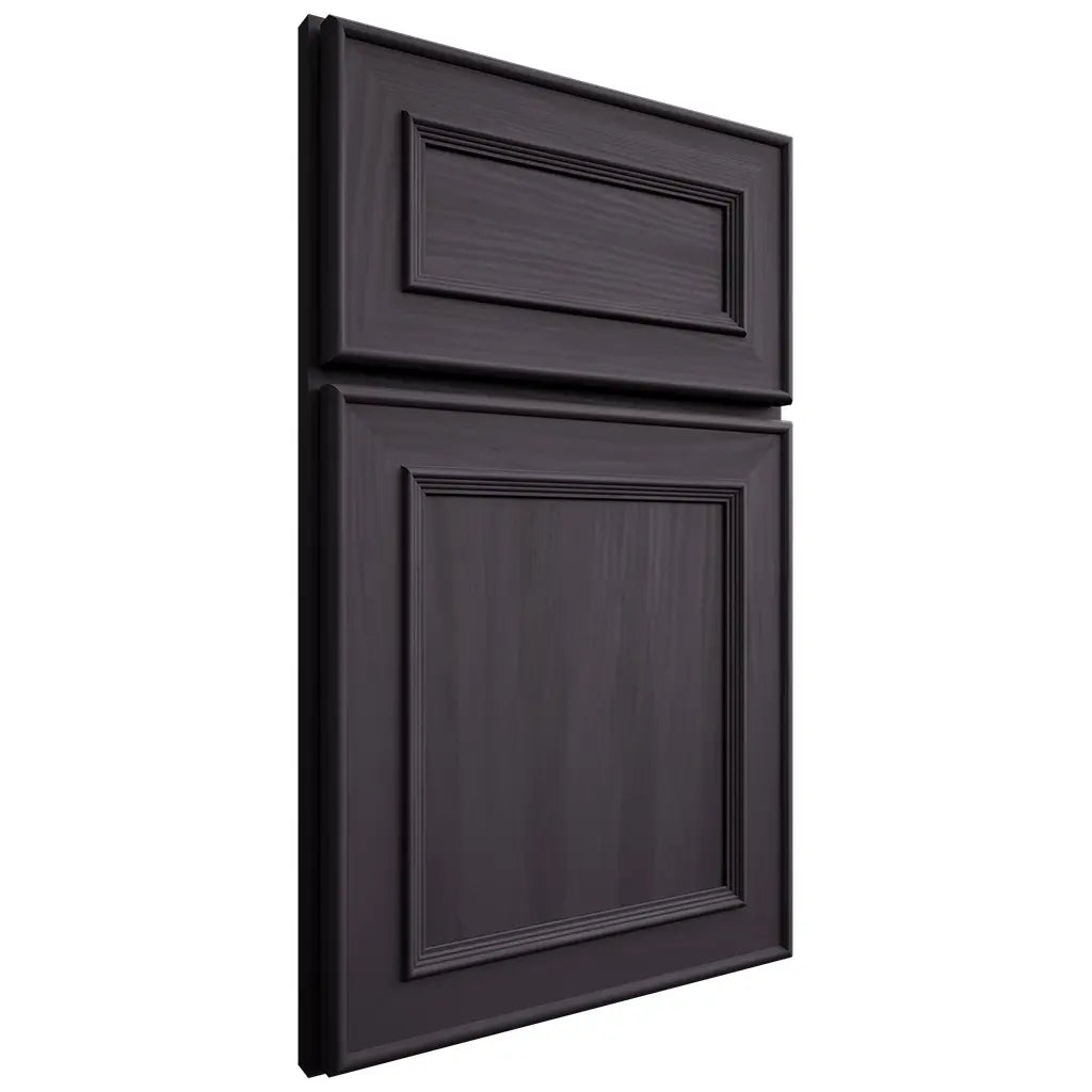 Shiloh Cabinetry Full Overlay Dalton Hickory Plain Cut Harbor Door