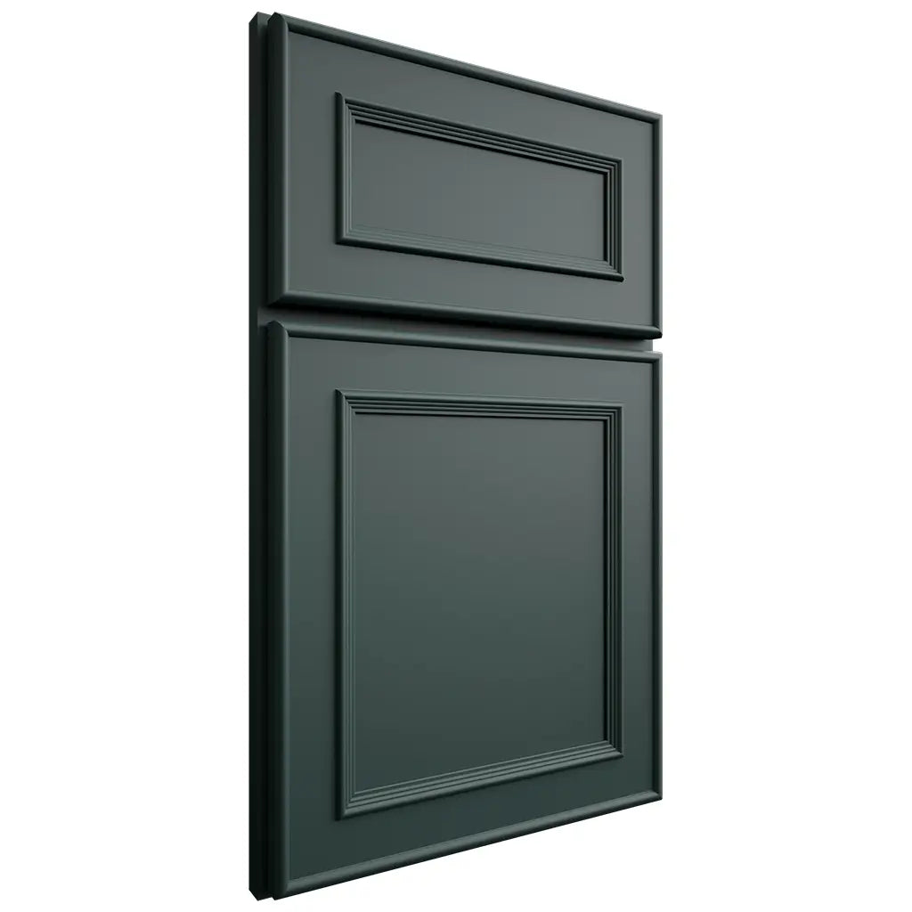Shiloh Cabinetry Full Overlay Dalton Paintable Billiard Green Door