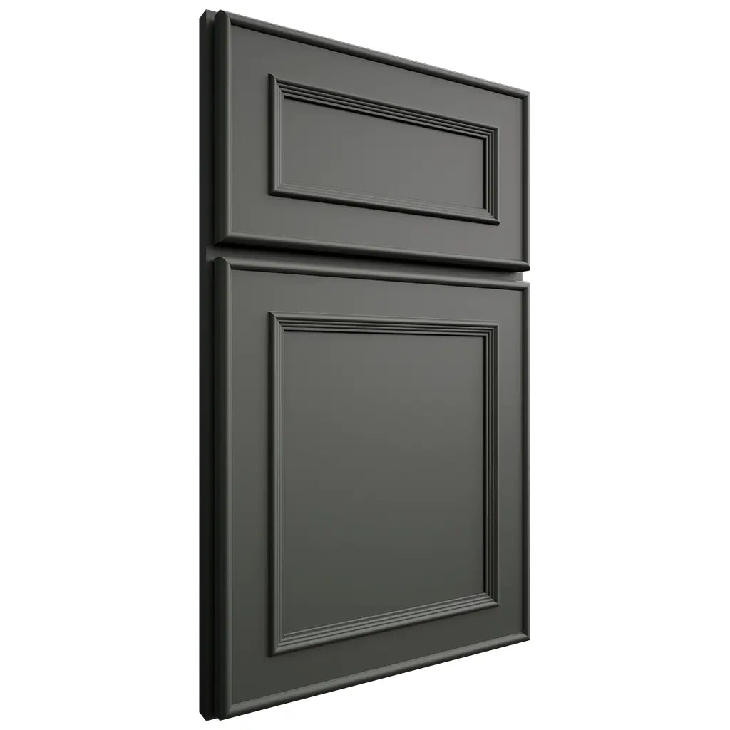 Shiloh Cabinetry Full Overlay Dalton Paintable Pewter Green Door