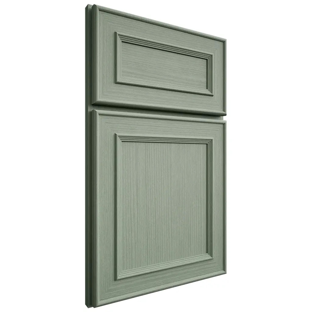 Shiloh Cabinetry Full Overlay Dalton White Oak Rift Cut Moss Door