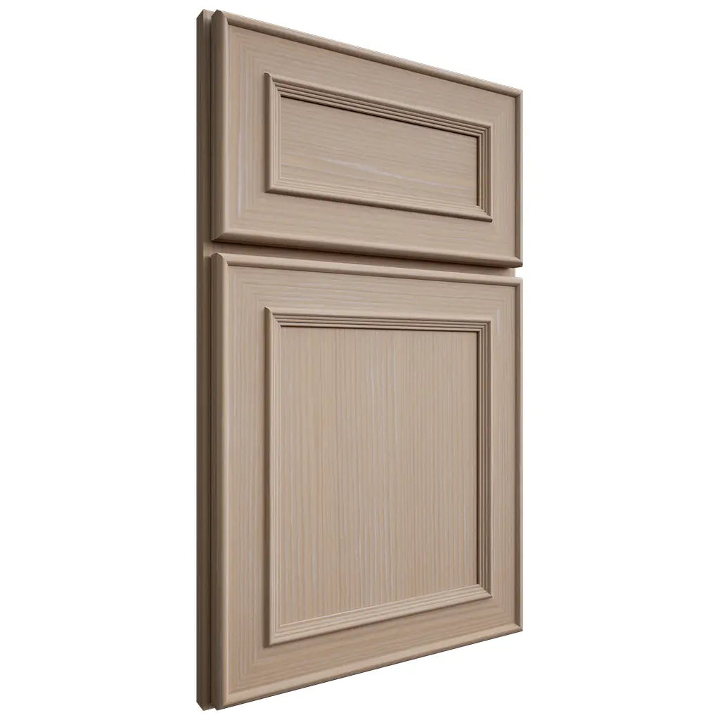 Shiloh Cabinetry Full Overlay Dalton White Oak Rift Cut Straw Door