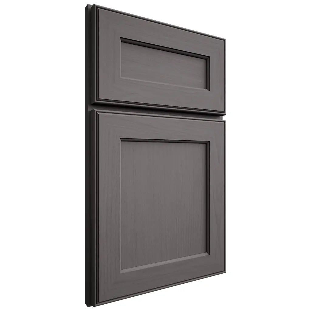 Shiloh Cabinetry Full Overlay Essex Walnut Plain Cut Cadet Door
