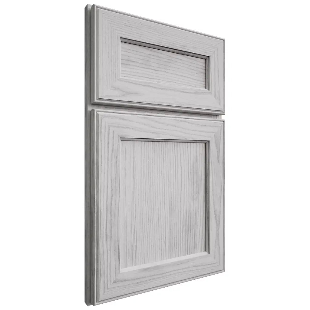 Shiloh Cabinetry Full Overlay Essex Walnut Plain Cut Stratus Door