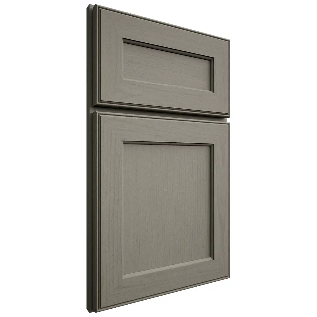 Shiloh Cabinetry Full Overlay Essex Walnut Plain Cut Thyme Door