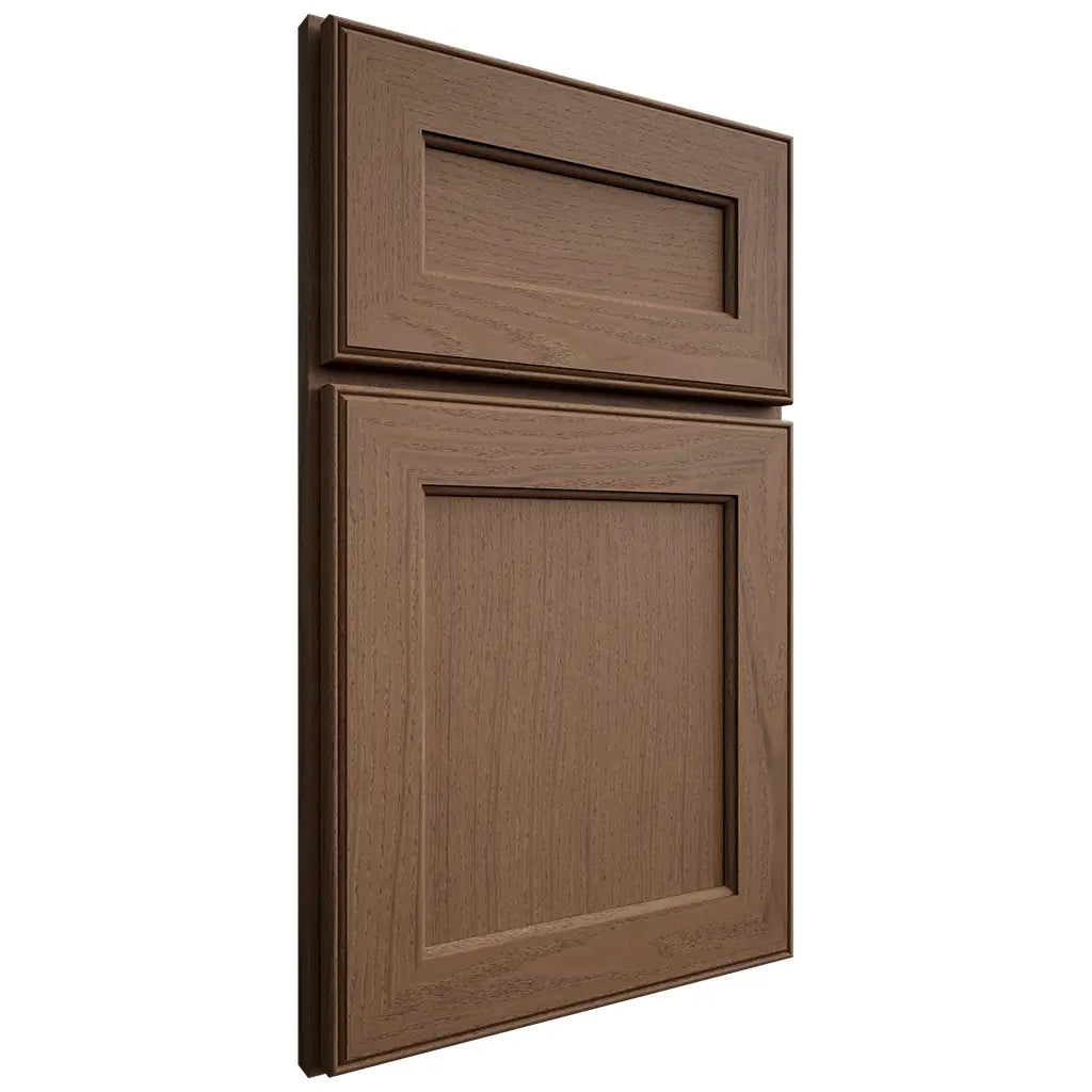 Shiloh Cabinetry Full Overlay Essex White Oak Plain Cut Autumn Door