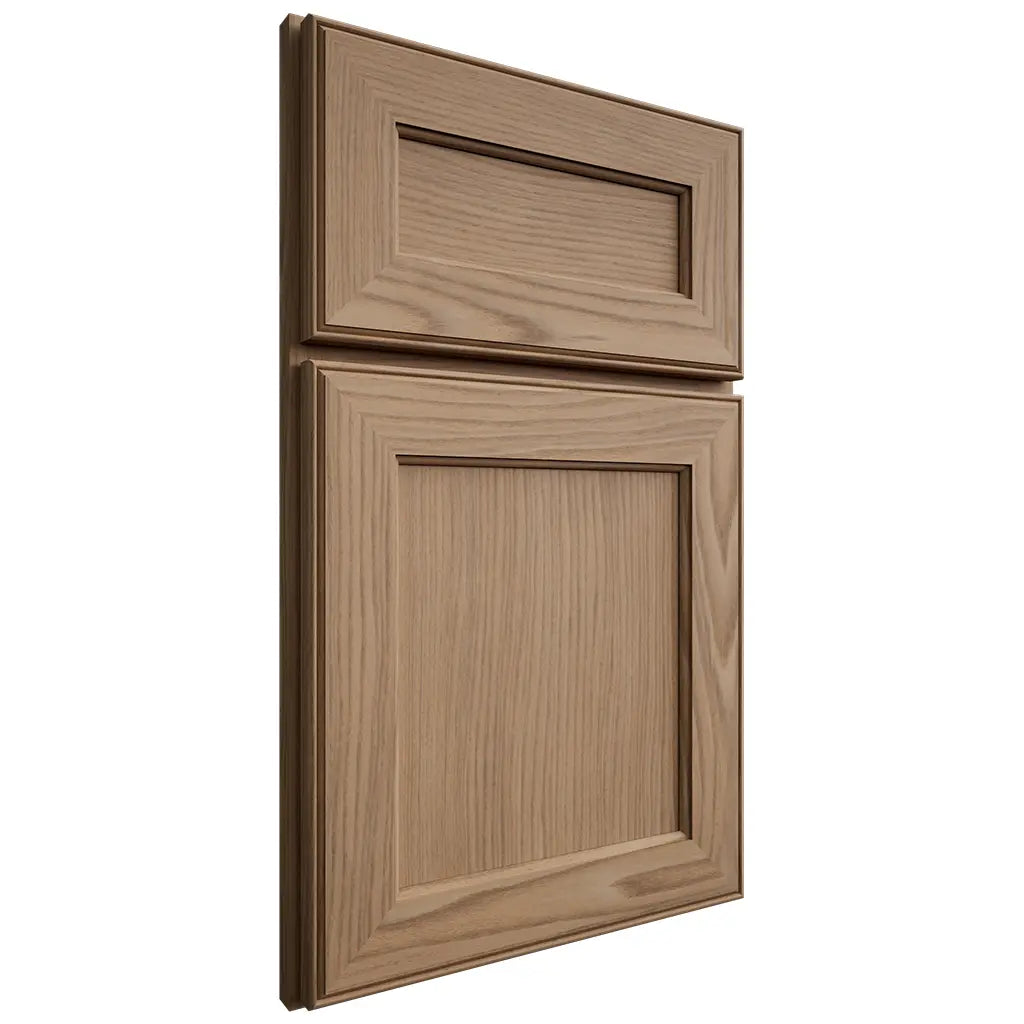 Shiloh Cabinetry Full Overlay Essex White Oak Plain Cut Natural Door