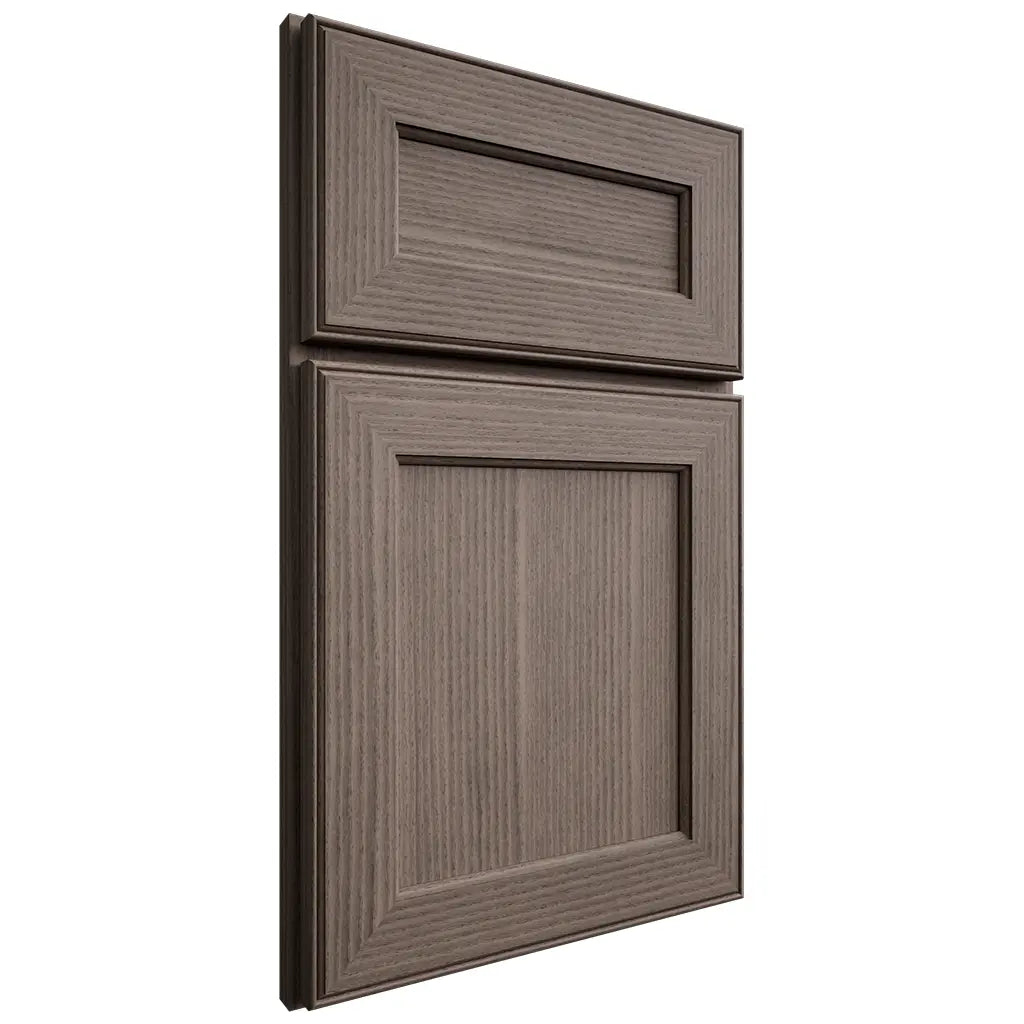 Shiloh Cabinetry Full Overlay Essex White Oak Rift Cut Clay Door
