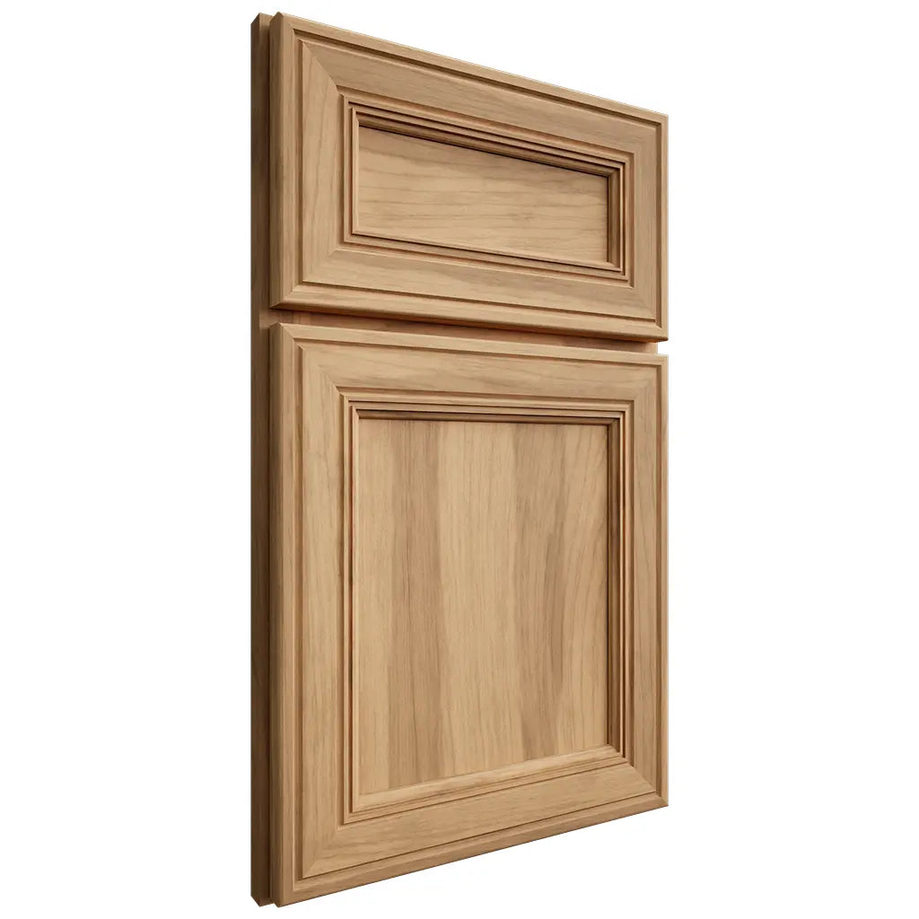 Shiloh Cabinetry Full Overlay Glenbrook Hickory Plain Cut Natural Door