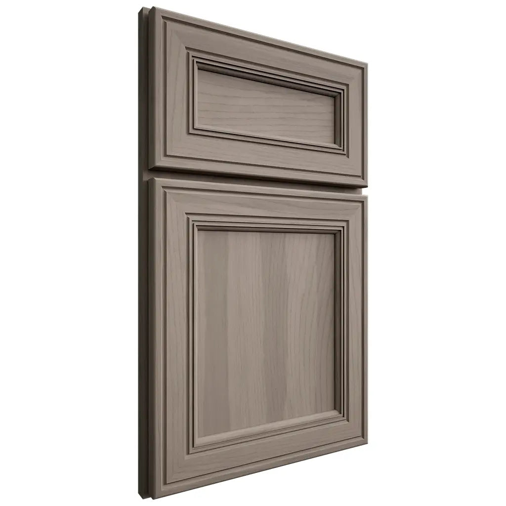 Shiloh Cabinetry Full Overlay Glenbrook Hickory Plain Cut Sterling Door
