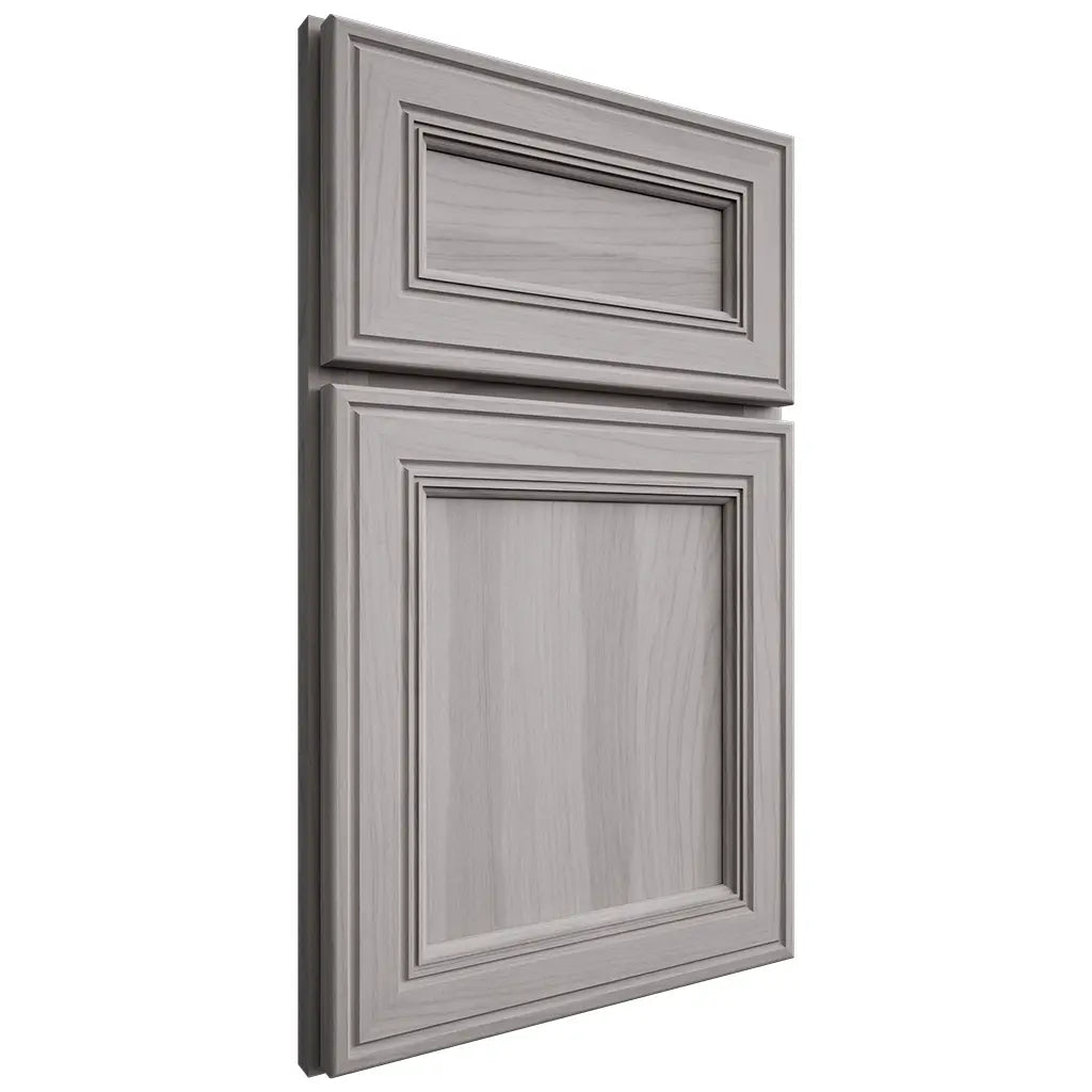 Shiloh Cabinetry Full Overlay Glenbrook Hickory Plain Cut Stratus Door