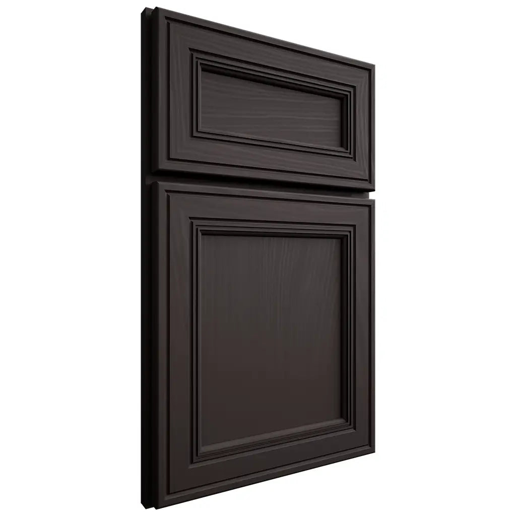 Shiloh Cabinetry Full Overlay Glenbrook Poplar Plain Cut Carbon Door