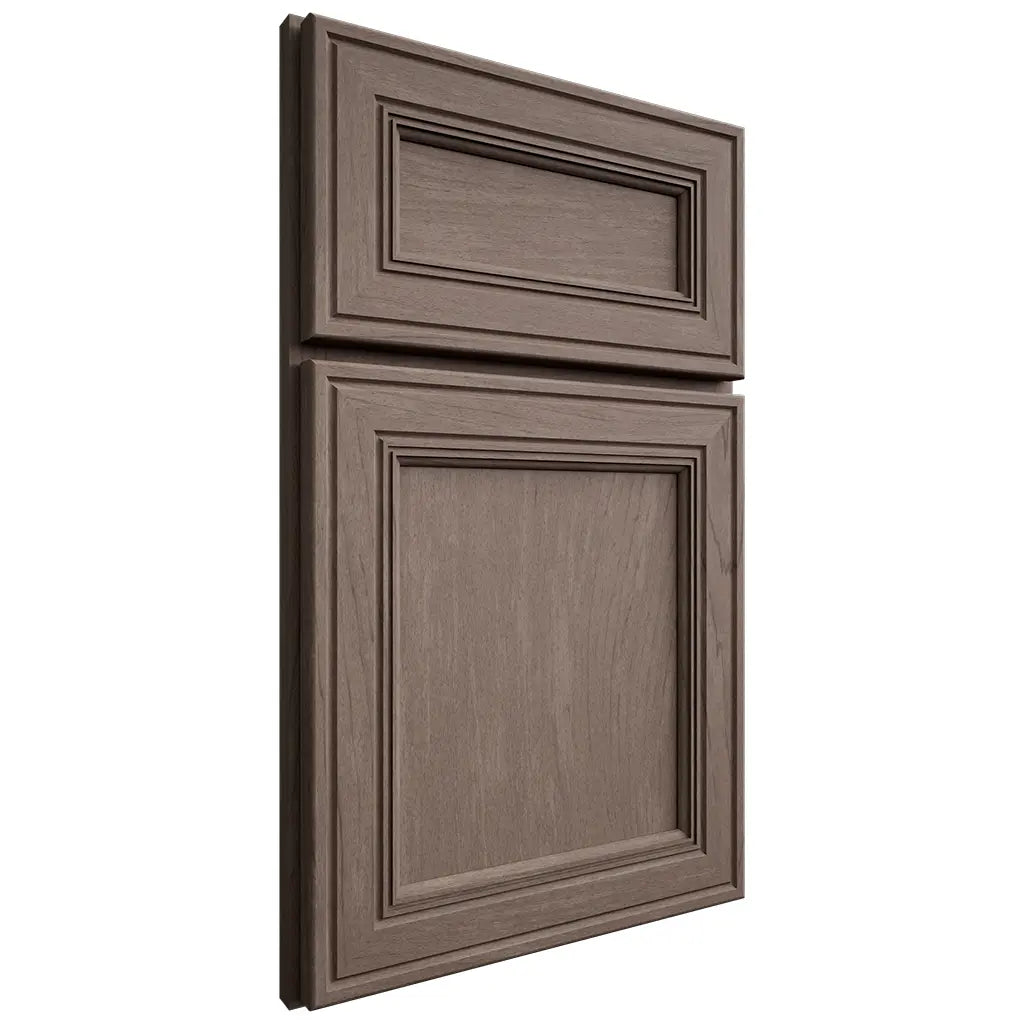 Shiloh Cabinetry Full Overlay Glenbrook Poplar Plain Cut River Rock Door