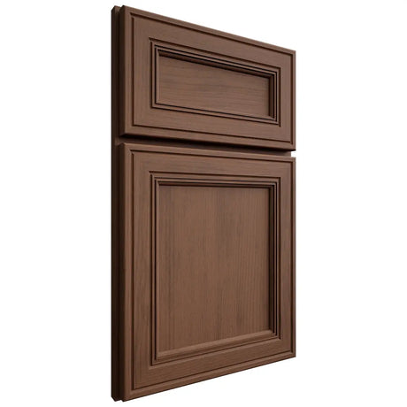 Shiloh Cabinetry Full Overlay Glenbrook Walnut Plain Cut Natural Door