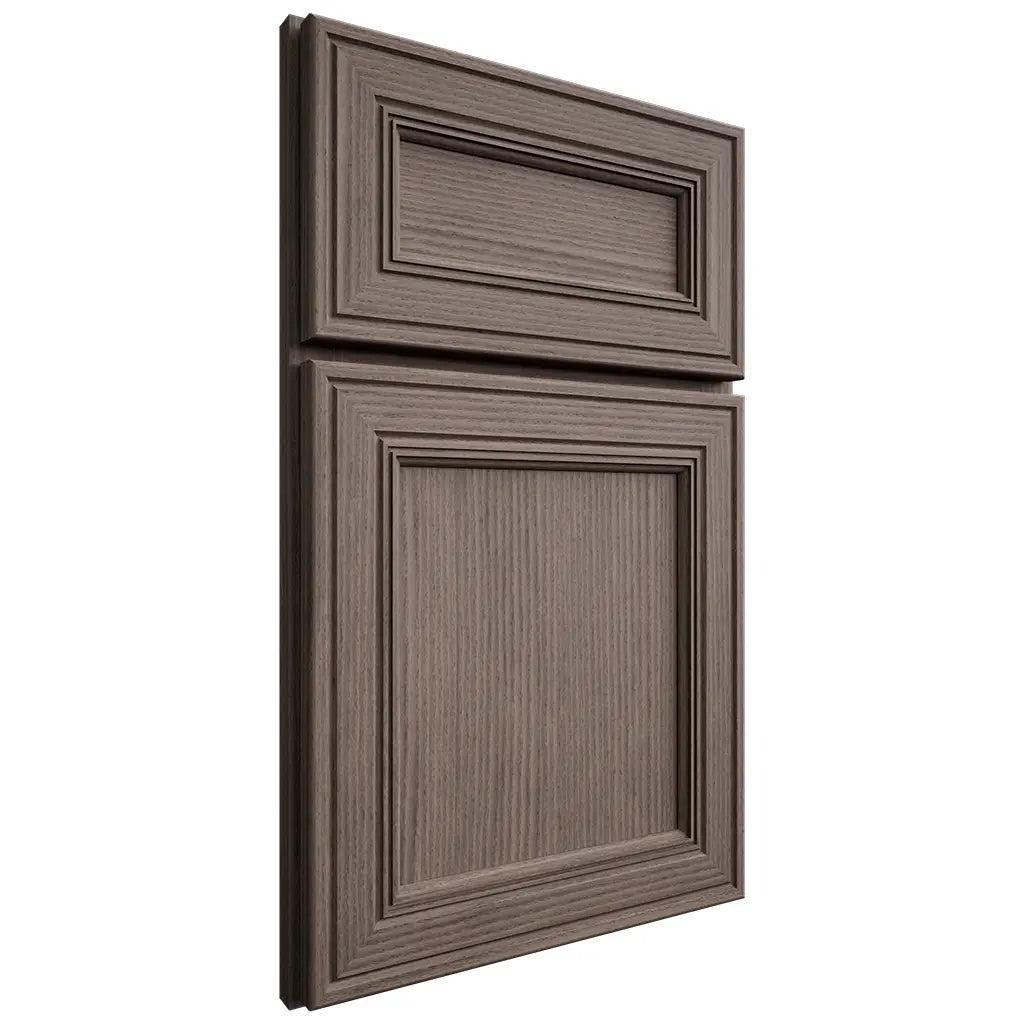 Shiloh Cabinetry Full Overlay Glenbrook White Oak Rift Cut Clay Door