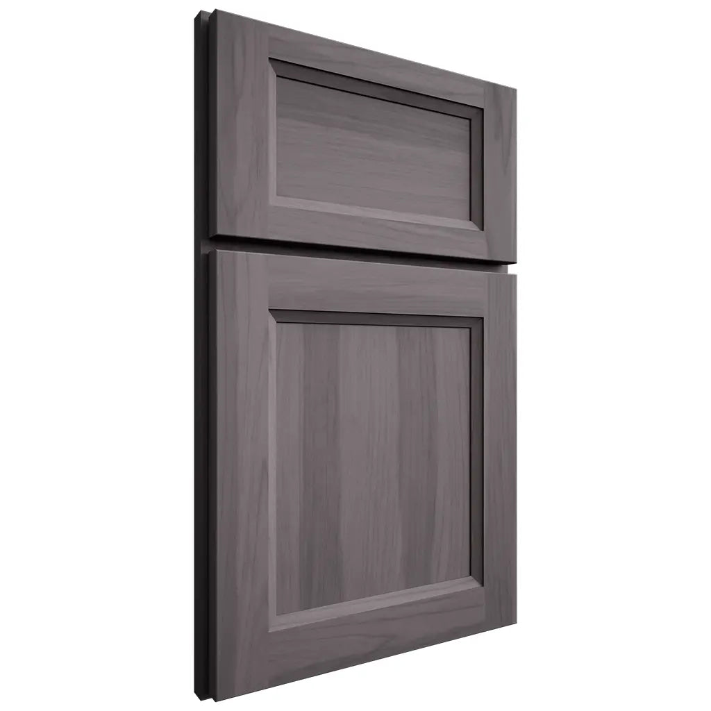 Shiloh Cabinetry Full Overlay Greensboro Hickory Plain Cut Cadet Door