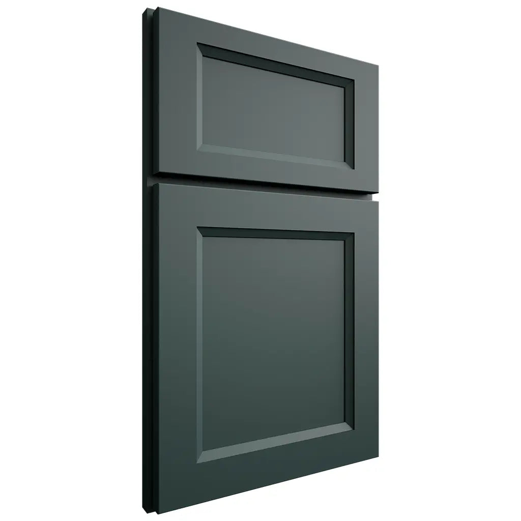 Shiloh Cabinetry Full Overlay Greensboro Paintable Billiard Green Door
