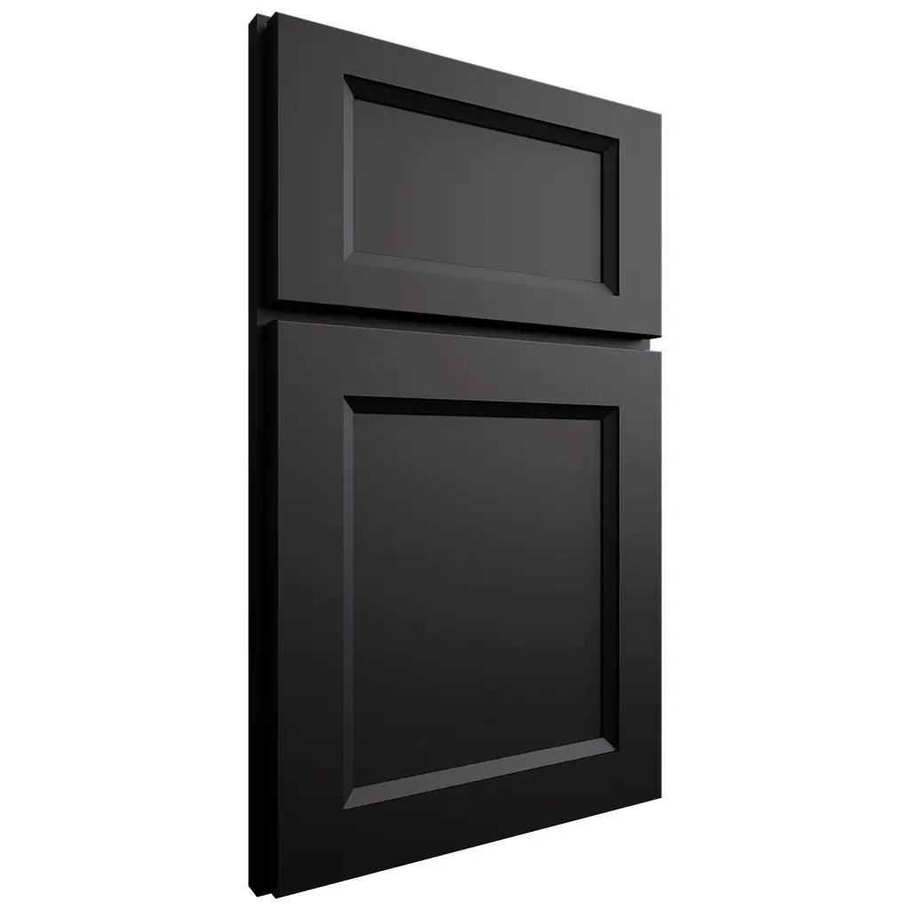 Shiloh Cabinetry Full Overlay Greensboro Paintable Black Door