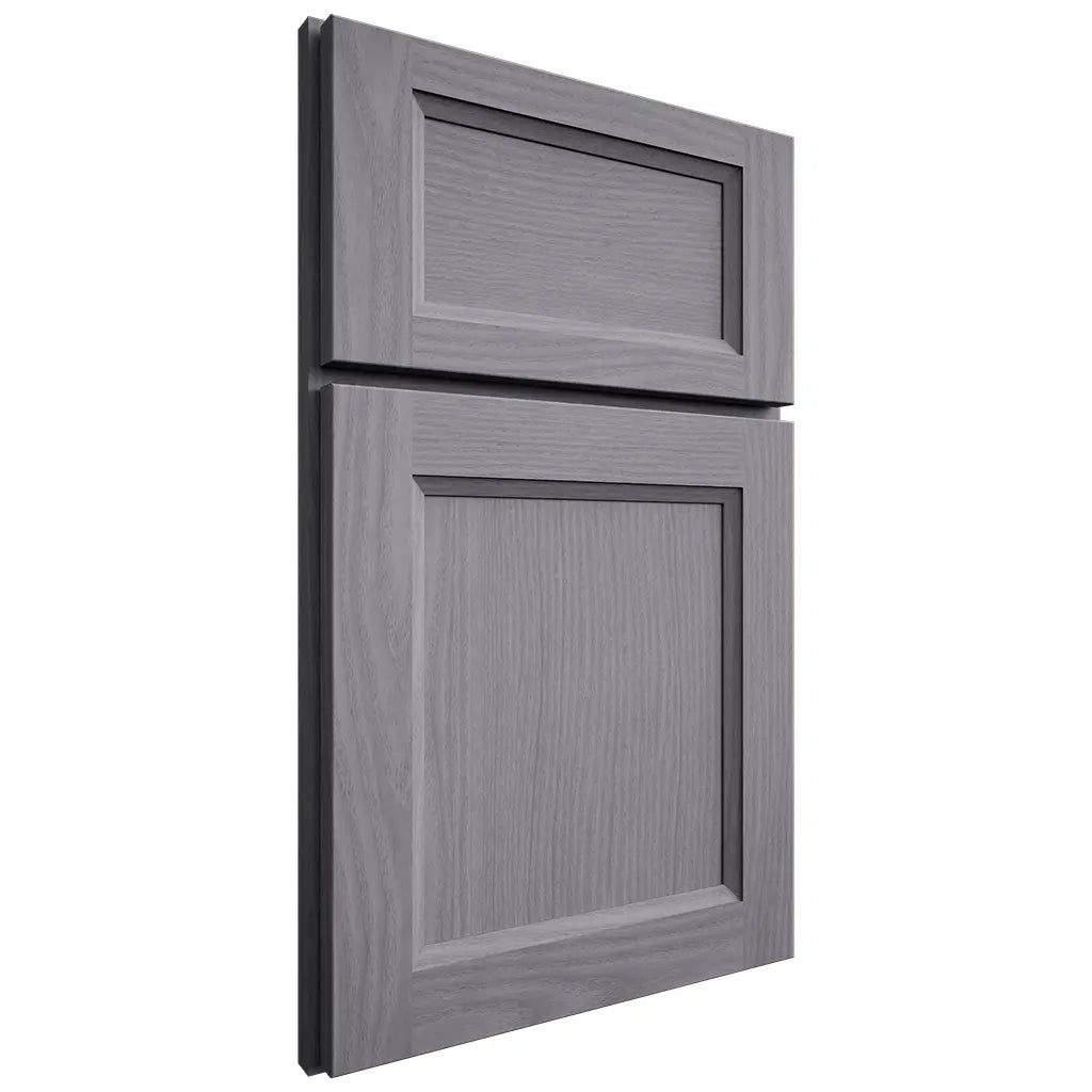 Shiloh Cabinetry Full Overlay Greensboro White Oak Plain Cut Cadet Door