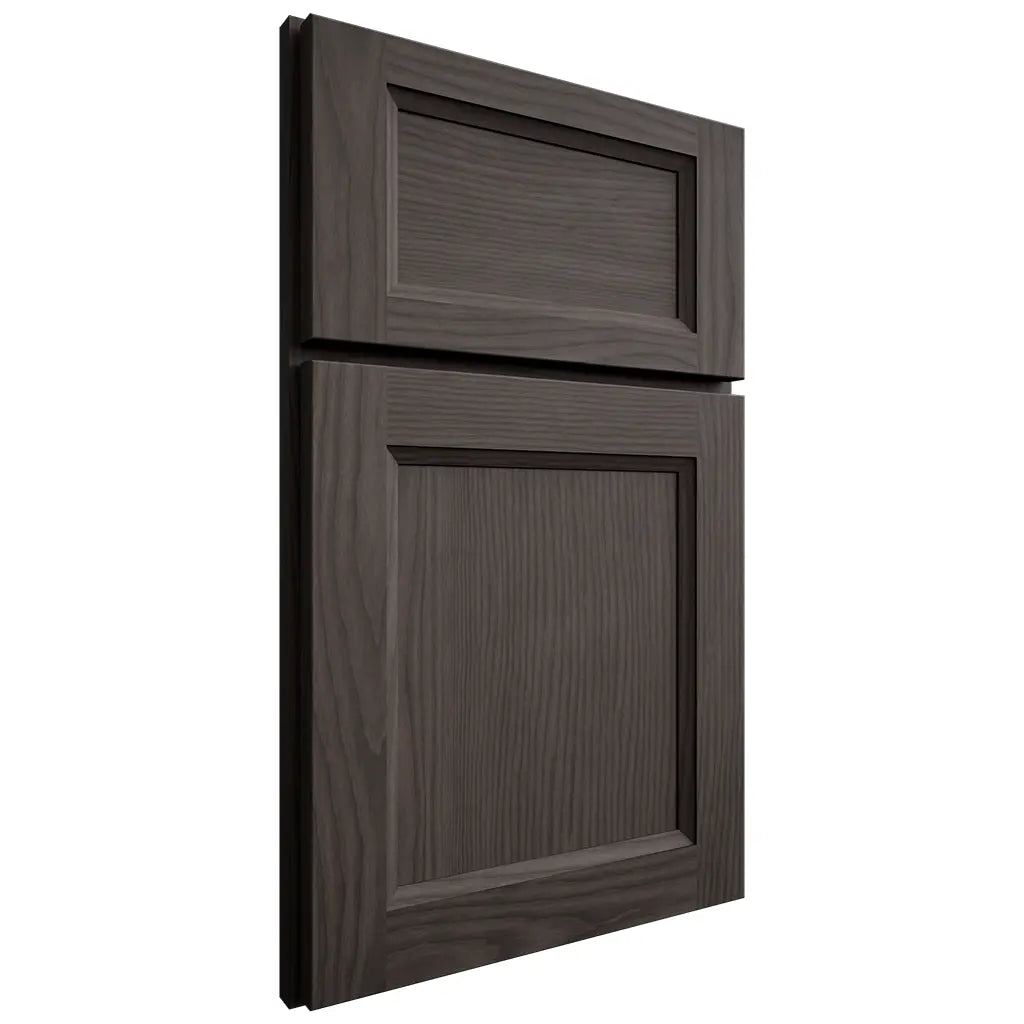 Shiloh Cabinetry Full Overlay Greensboro White Oak Plain Cut Creekside Door