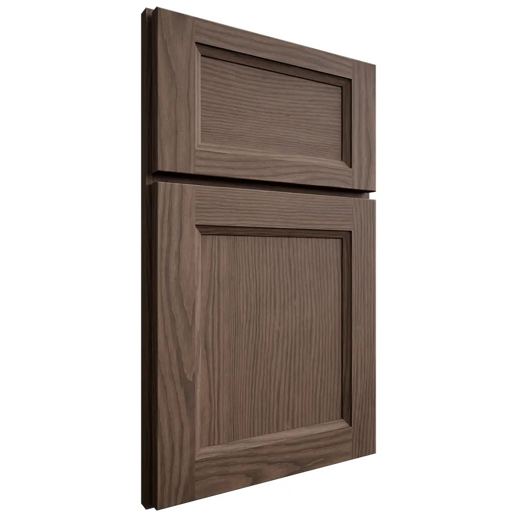 Shiloh Cabinetry Full Overlay Greensboro White Oak Plain Cut Mineral Door