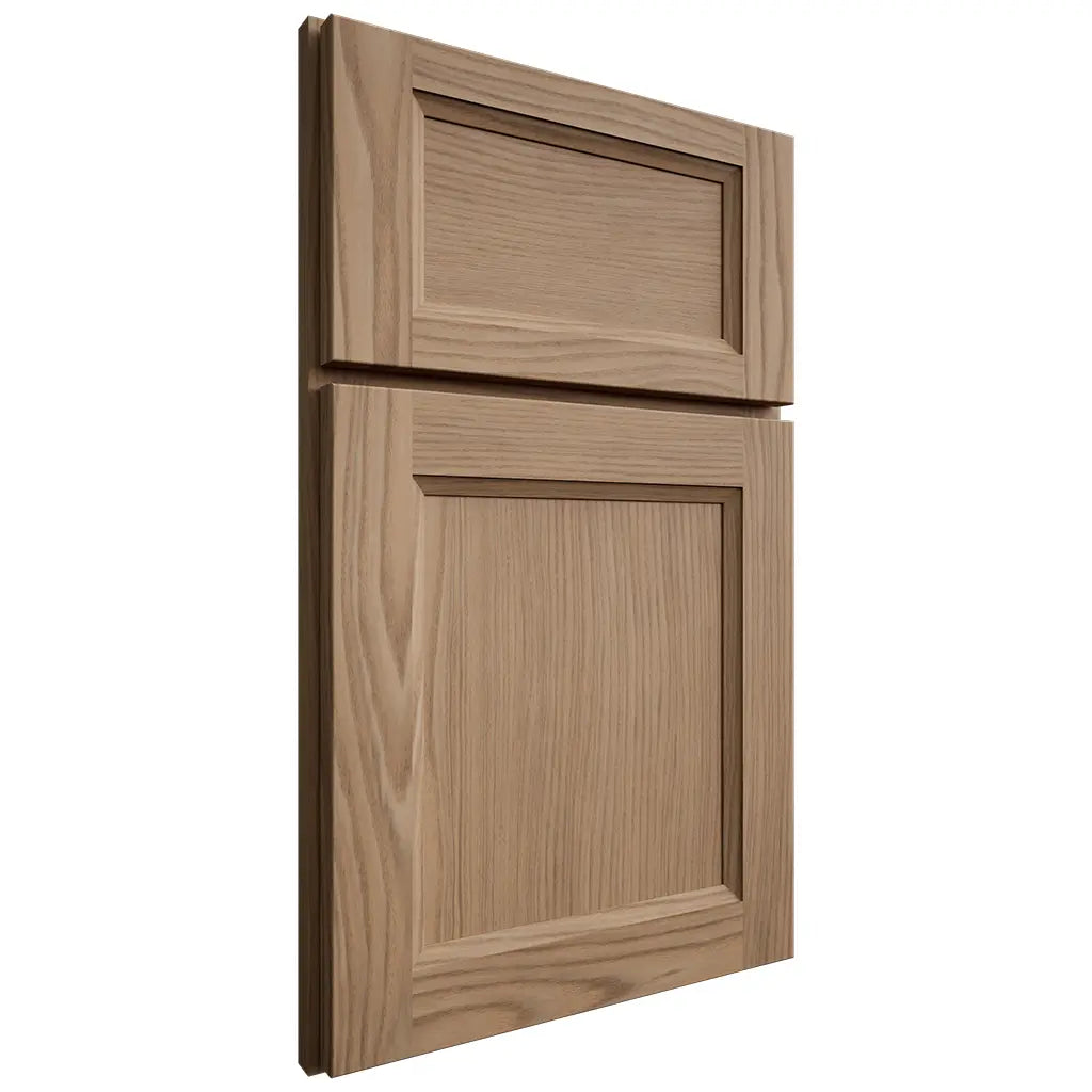 Shiloh Cabinetry Full Overlay Greensboro White Oak Plain Cut Natural Door