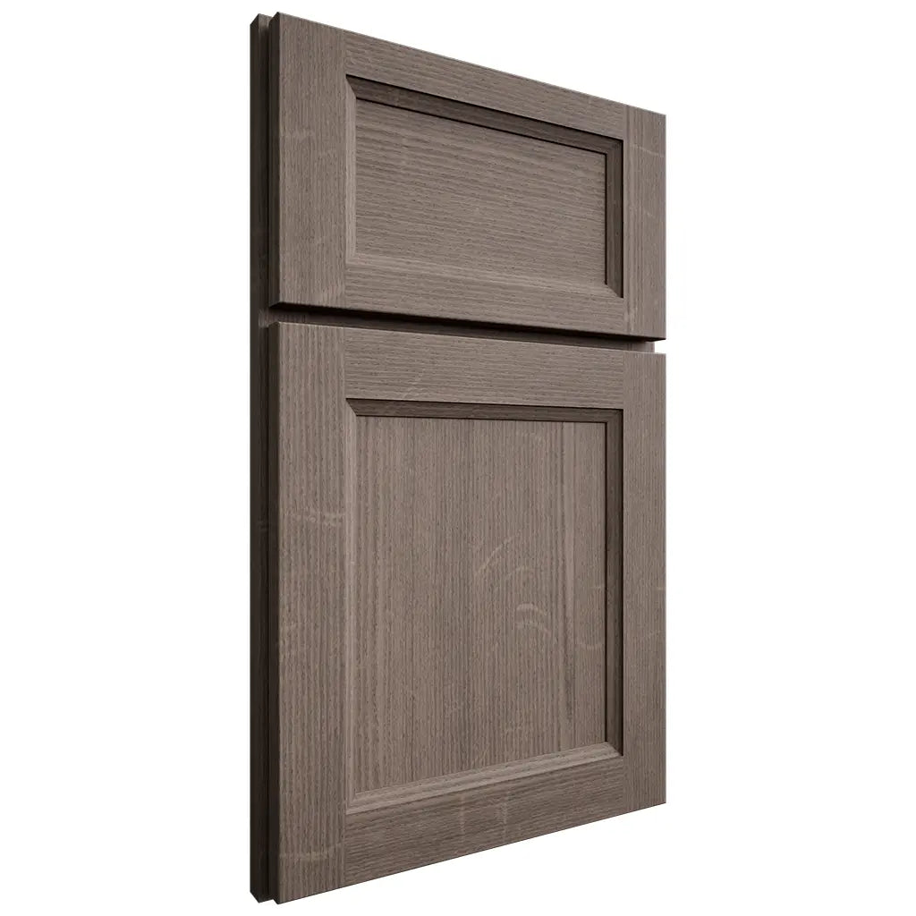 Shiloh Cabinetry Full Overlay Greensboro White Oak Quarter Sawn Clay Door