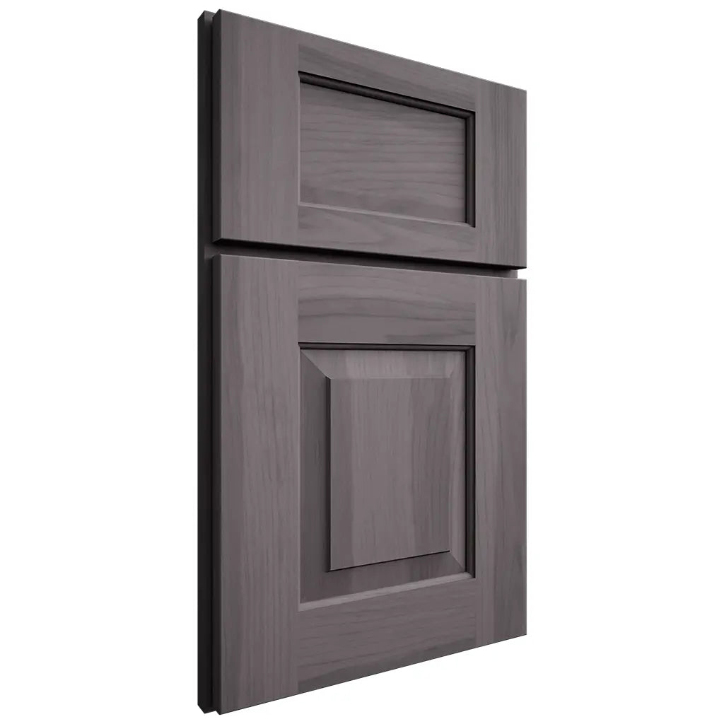 Shiloh Cabinetry Full Overlay Hamlin Hickory Plain Cut Cadet Door
