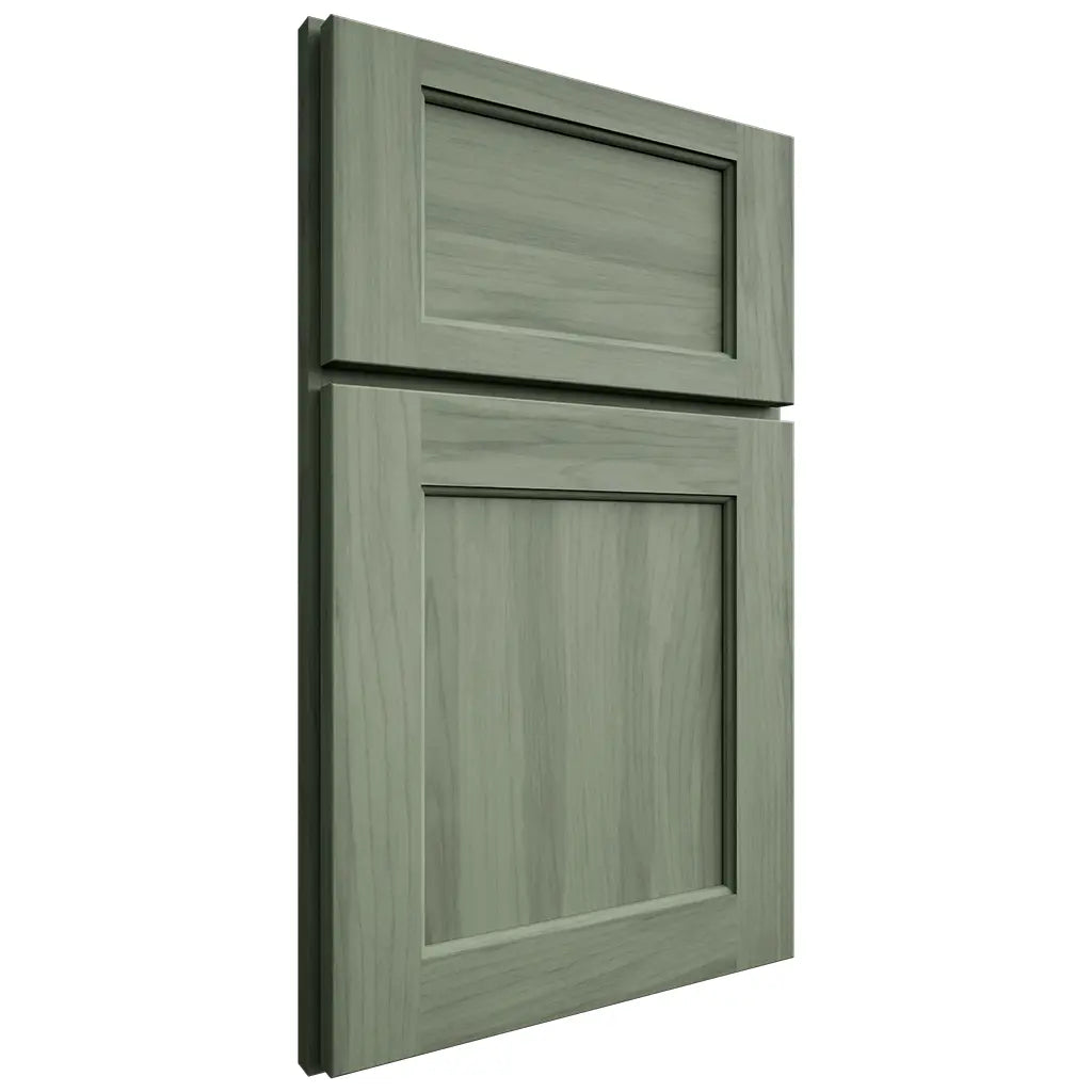 Shiloh Cabinetry Full Overlay Hamlin Hickory Plain Cut Moss Door