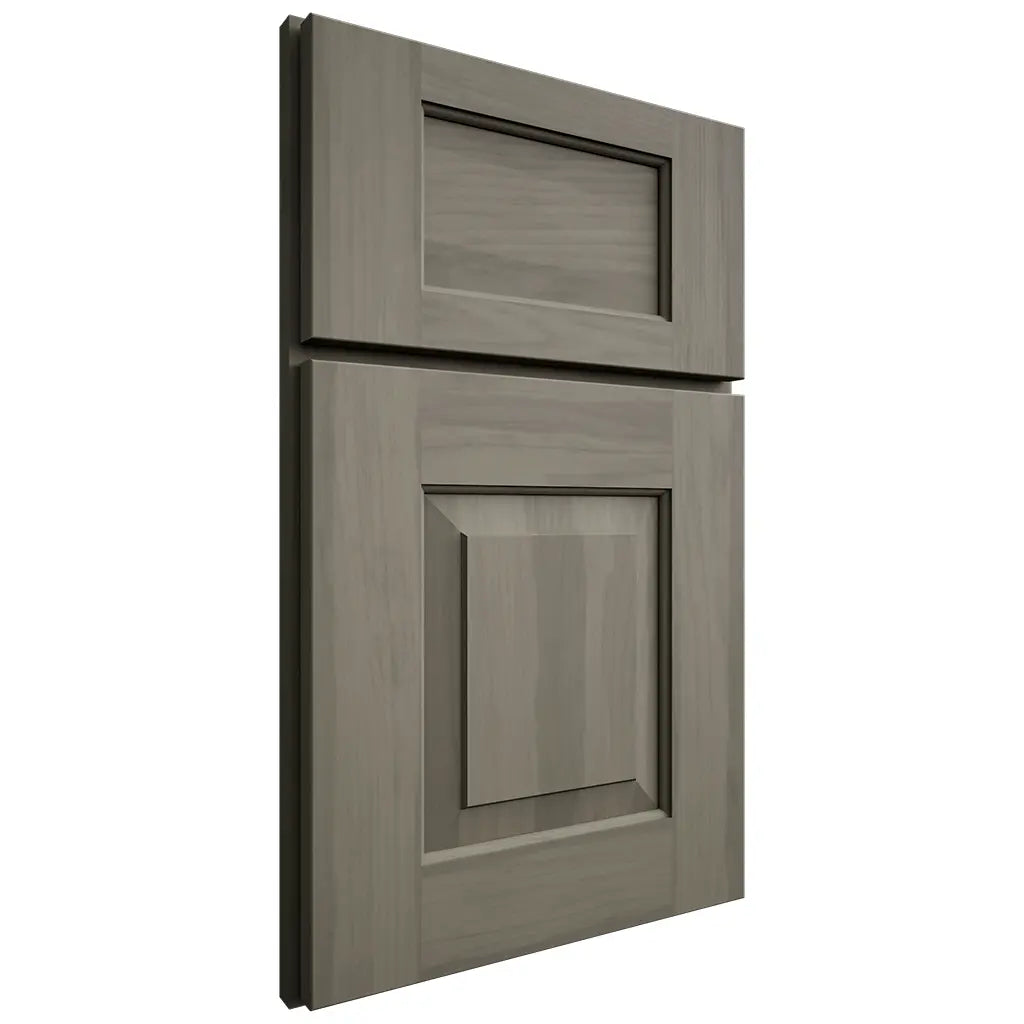 Shiloh Cabinetry Full Overlay Hamlin Hickory Plain Cut Thyme Door