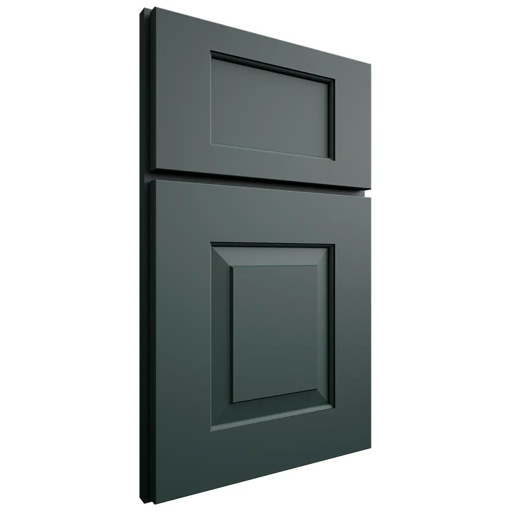 Shiloh Cabinetry Full Overlay Hamlin Paintable Billiard Green Door