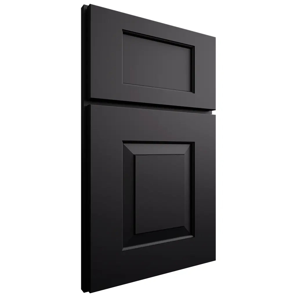 Shiloh Cabinetry Full Overlay Hamlin Paintable Black Door