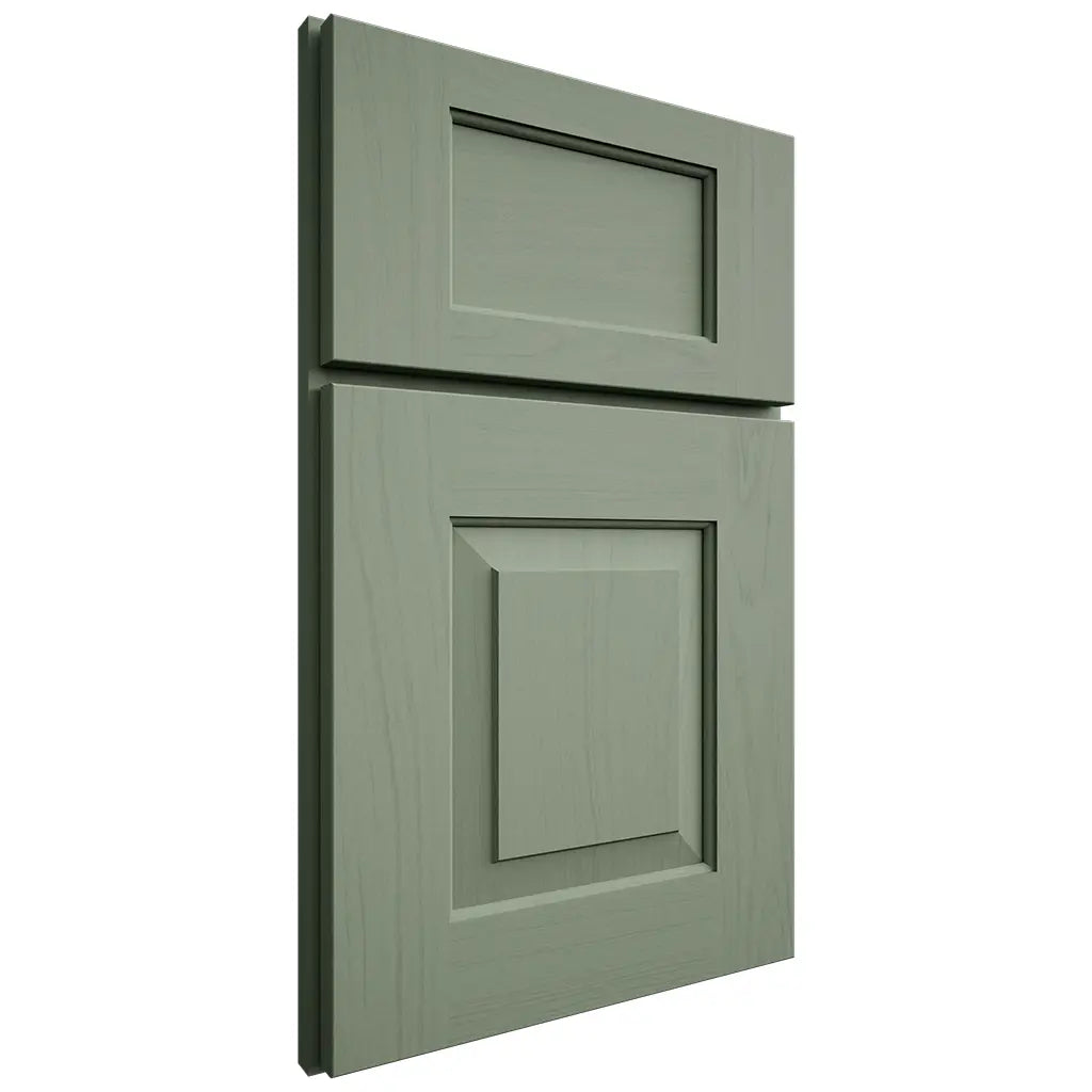Shiloh Cabinetry Full Overlay Hamlin Poplar Plain Cut Moss Door