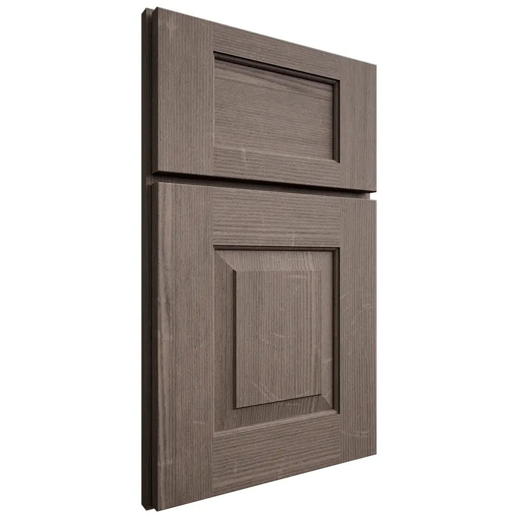 Shiloh Cabinetry Full Overlay Hamlin White Oak Quarter Sawn Clay Door
