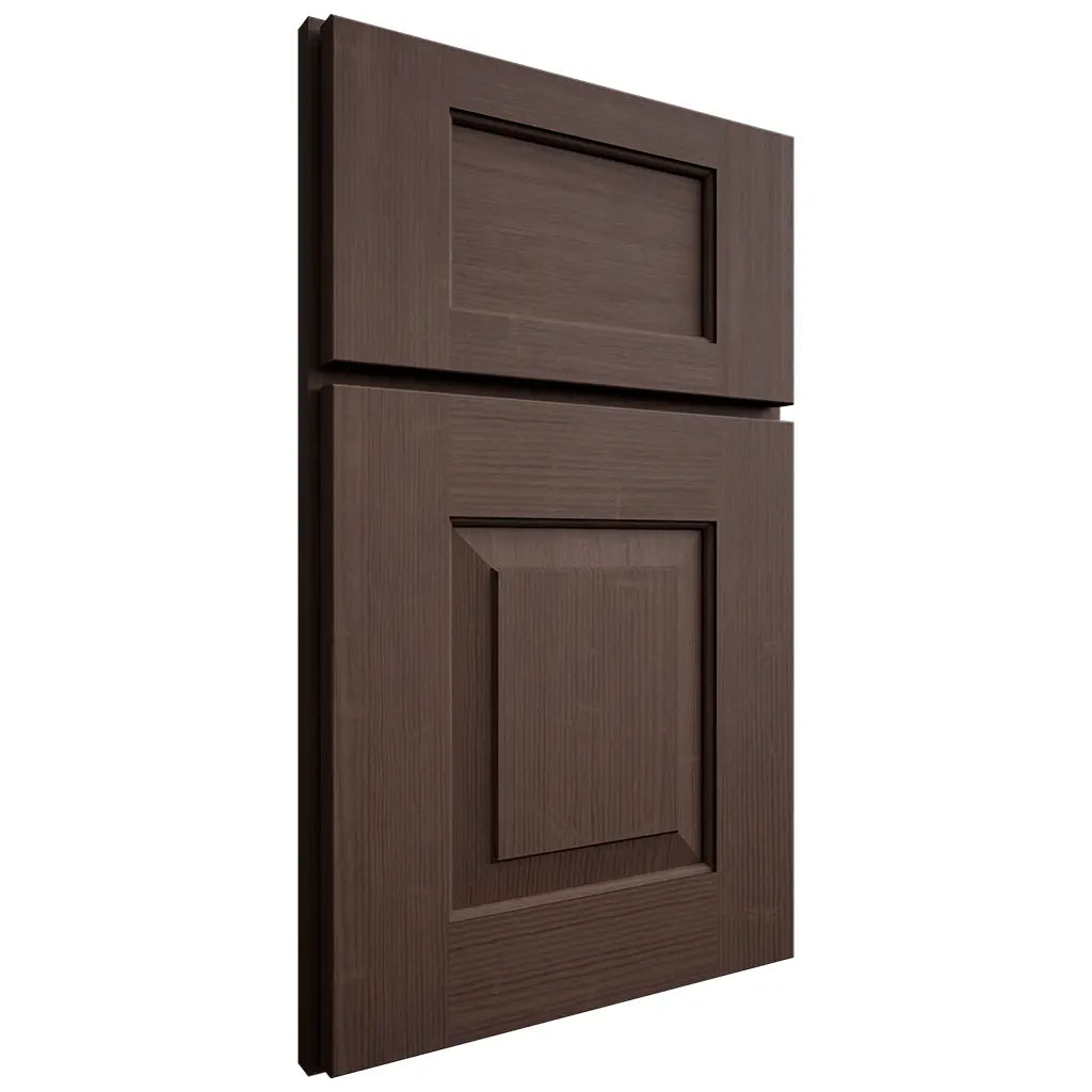 Shiloh Cabinetry Full Overlay Hamlin White Oak Quarter Sawn Dusk Door