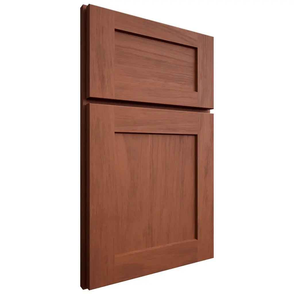Shiloh Cabinetry Full Overlay Hanover Alder Plain Cut Sierra Door