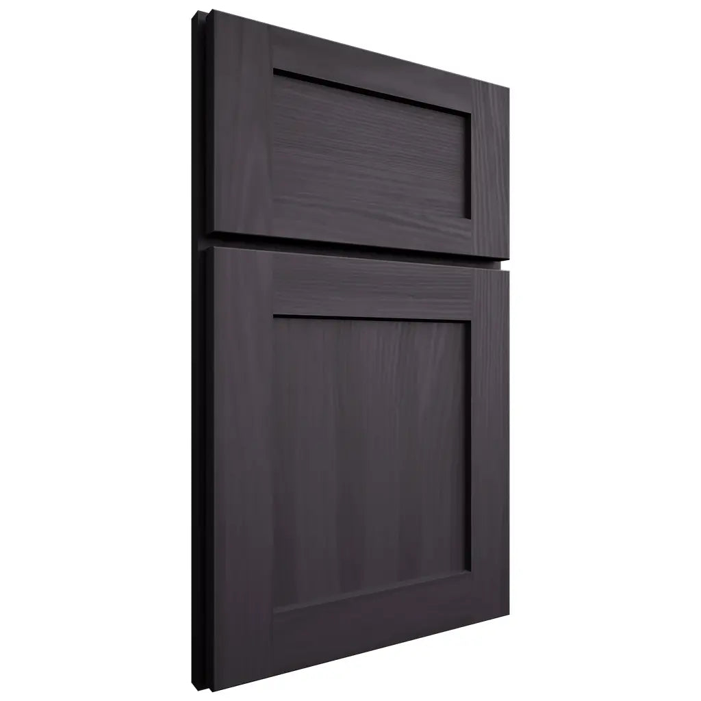 Shiloh Cabinetry Full Overlay Hanover Hickory Plain Cut Harbor Door