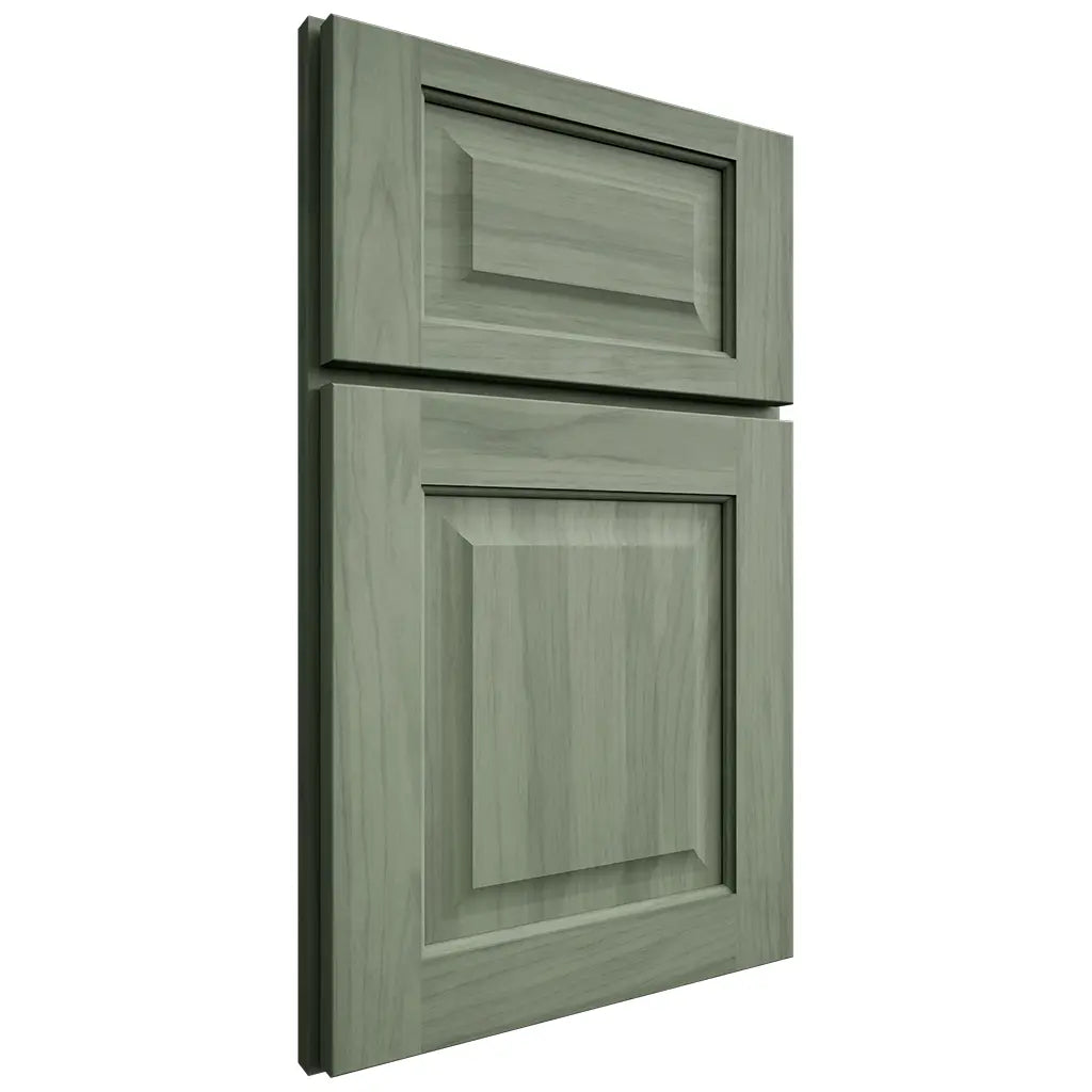 Shiloh Cabinetry Full Overlay Hanover Hickory Plain Cut Moss Door